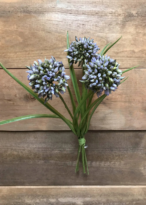 Faux Allium Grass Bundle