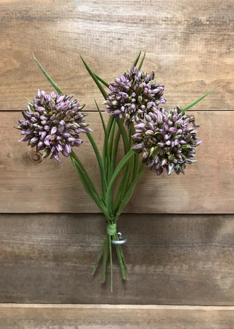 Faux Allium Grass Bundle