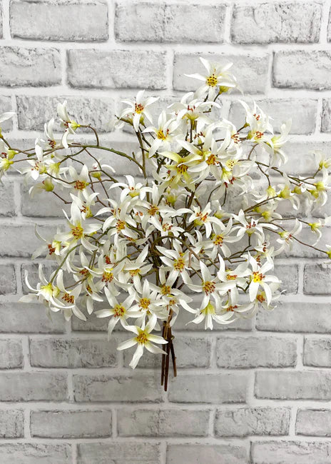 Faux White Forsythia Sprays