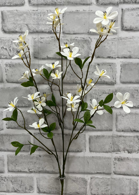 Faux Plum Flower Stem