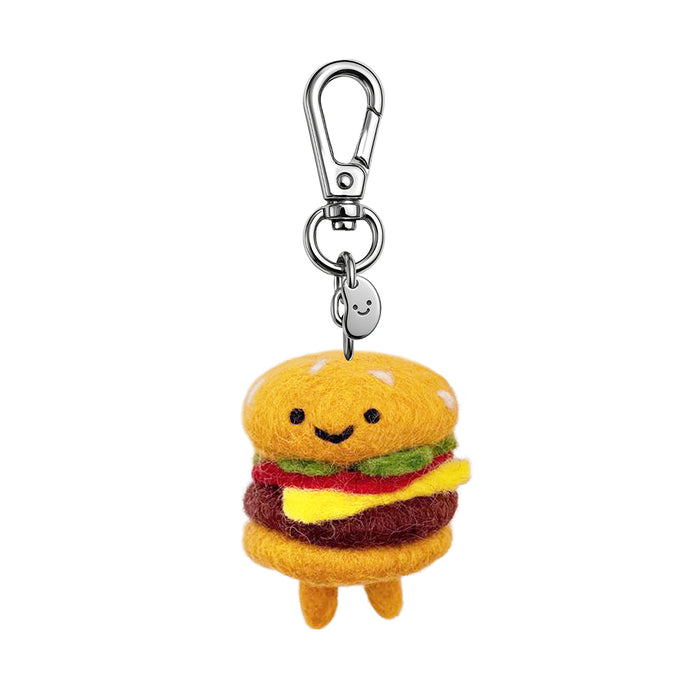 Felt Key Chain/Bag Charms - Bill the Burger