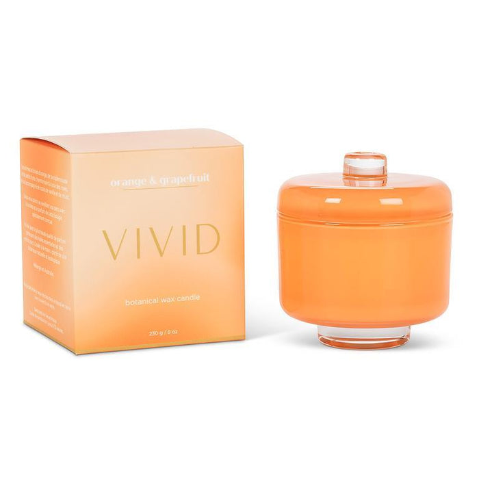 Candle in Pedestal Jar - Orange & Grapefruit