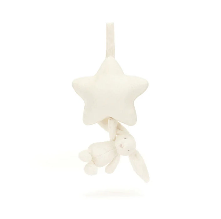 Jellycat - Musical Pull Bashful Cream Bunny