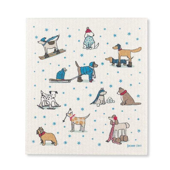 Swedish Sponge Cloth - Winter Sports Dogs