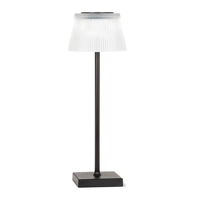 Fluted Outdoor LED Table Lamp