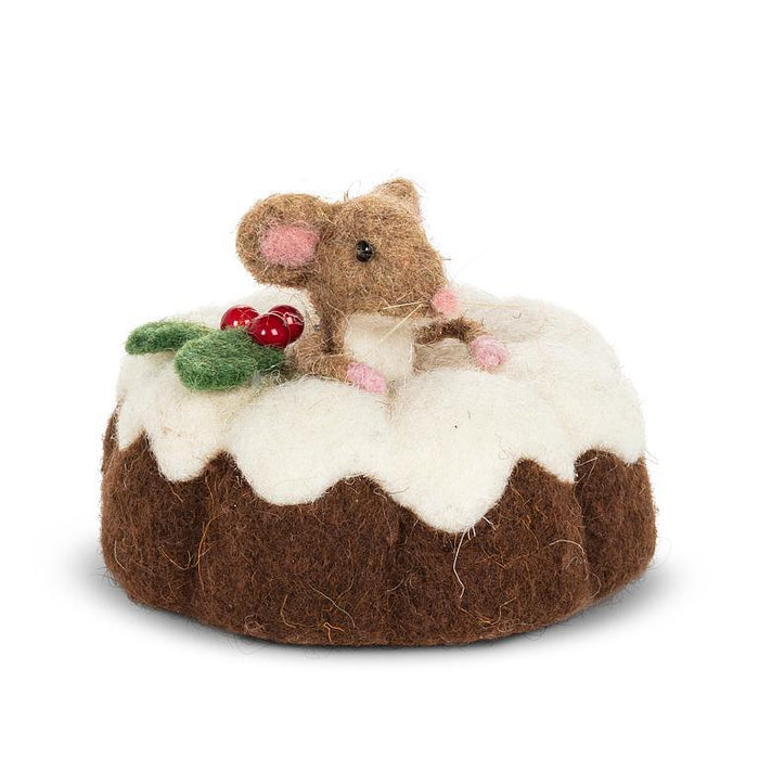 Mouse on Bundt Cake