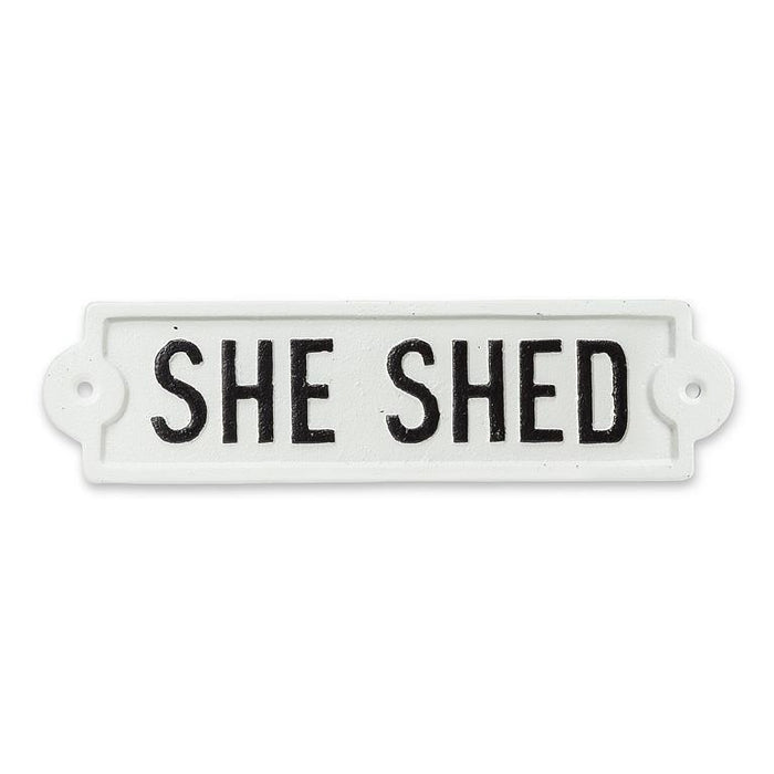 Cast Iron She Shed Sign