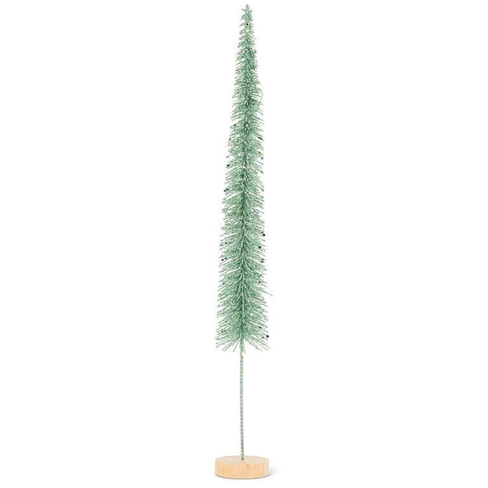 Glitter Skinny Tree - Turquoise