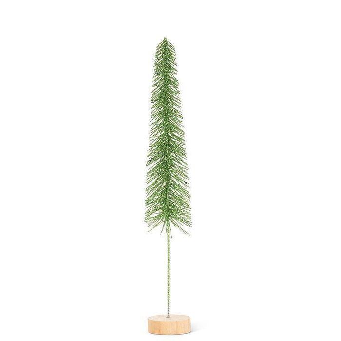 Glitter Skinny Tree - Green