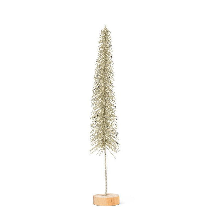 Glitter Skinny Tree - Platinum