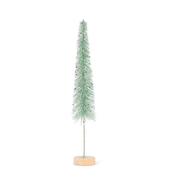 Glitter Skinny Tree - Turquoise