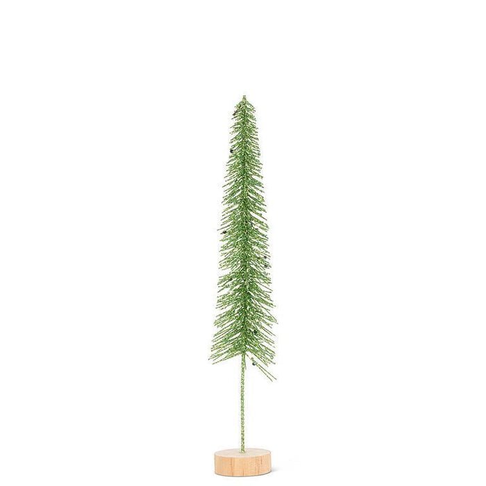 Glitter Skinny Tree - Green
