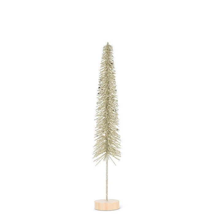 Glitter Skinny Tree - Platinum