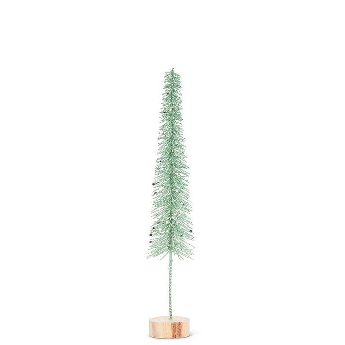 Glitter Skinny Tree - Turquoise