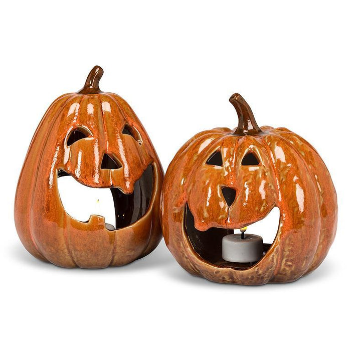 Jack O'Lantern Candle Holder