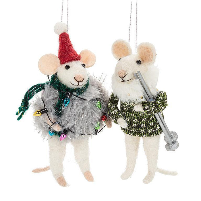 Felt Winter Mouse