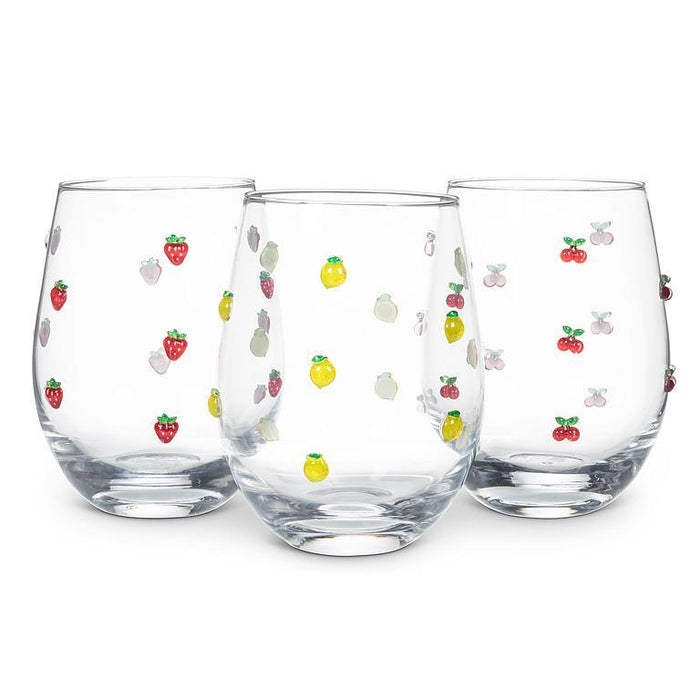Stemless Wine Glass Orchard