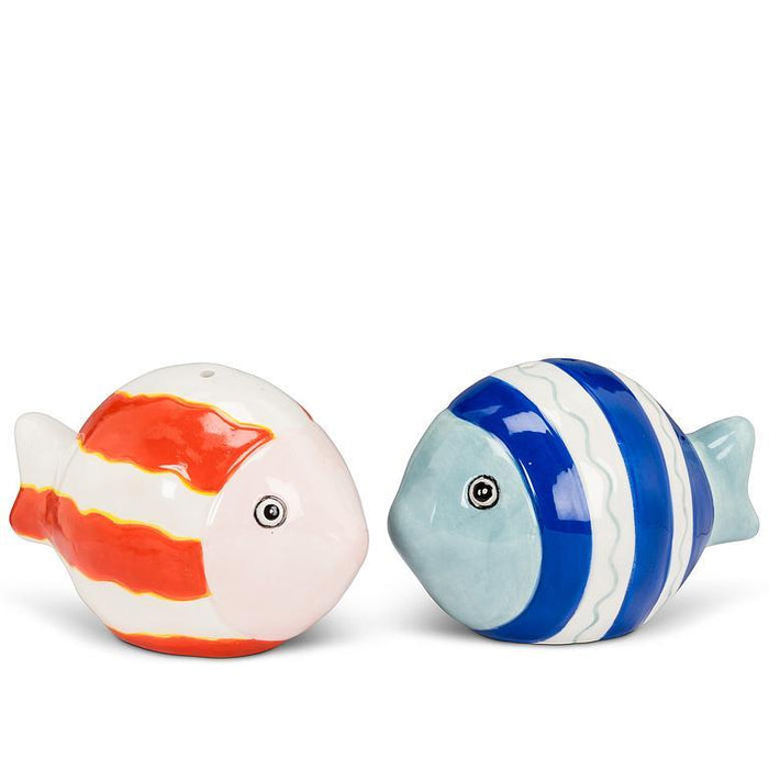 Salt & Pepper Shaker - Striped Fish