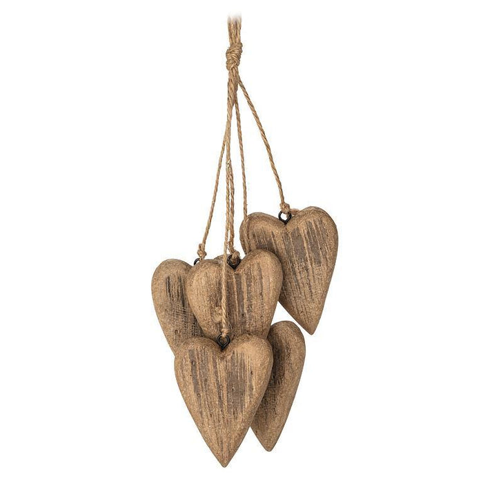 Wood Heart String