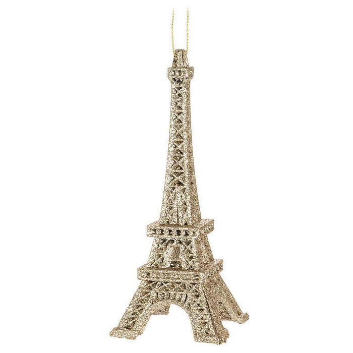 Glitter Eiffel Tower Ornament