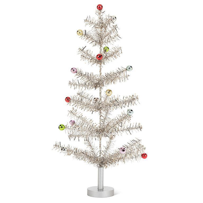 Silver Tinsel Trees