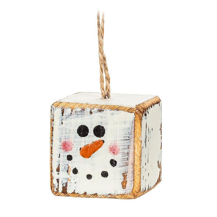 Snowman Cube Ornament