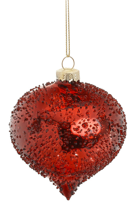 Ornament - Glass Red