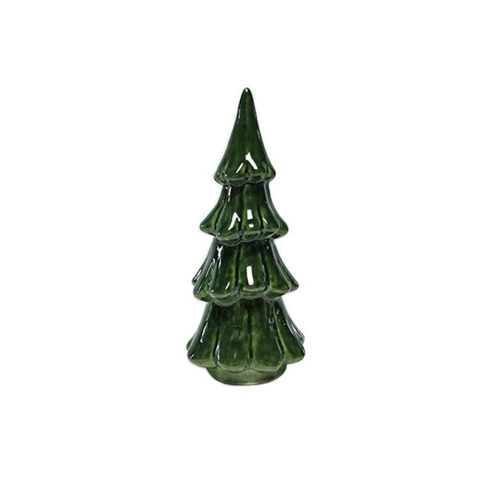 Green Stoneware Christmas Tree