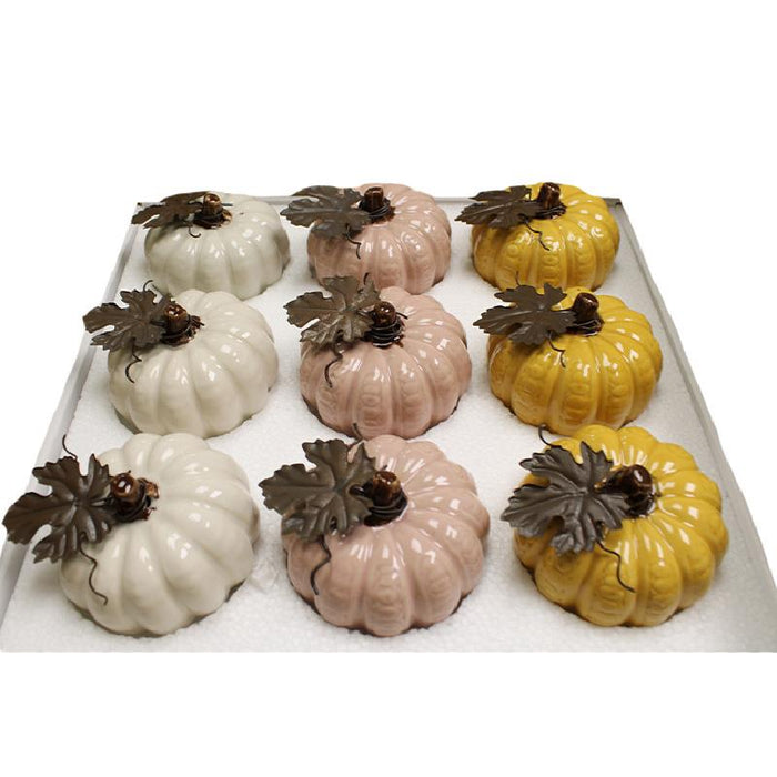 Assorted Pumpkin Tabletop Decor