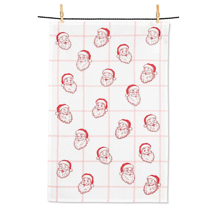 Tea Towel - Retro Santa