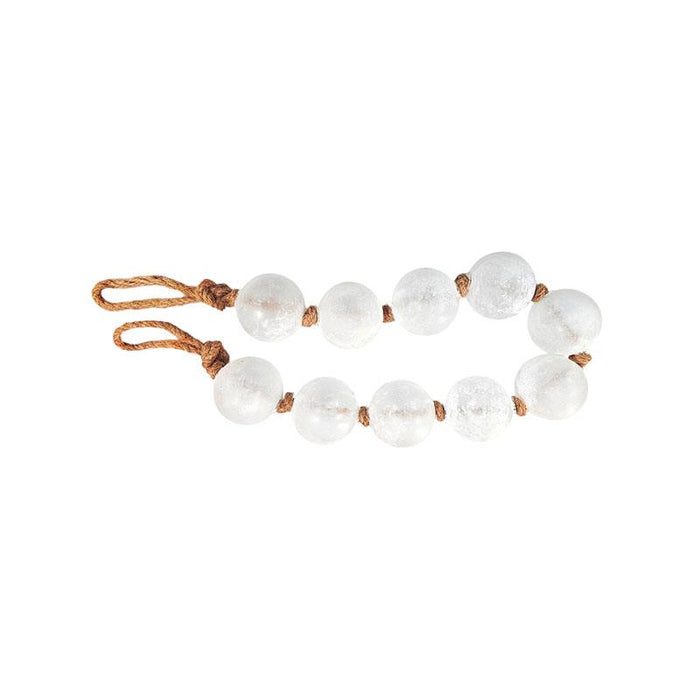 Large Glass Bead Garland - Frosted