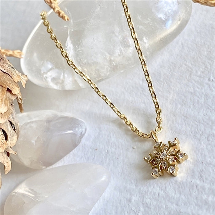 Necklace  - Neige Snowflake Charm