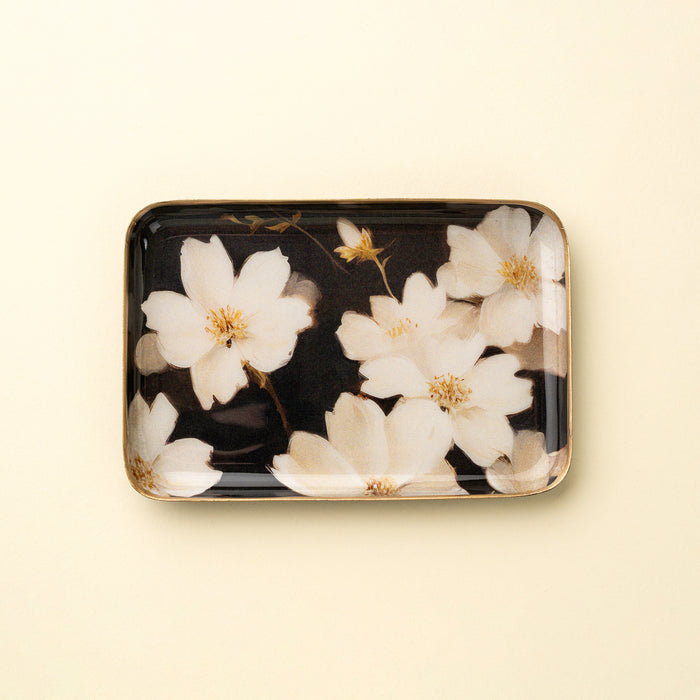 Decorative Enamel Tray Medium - Midnight Cosmos