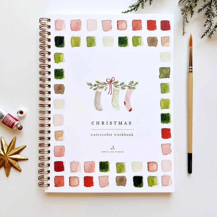 Watercolour Workbooks - Christmas