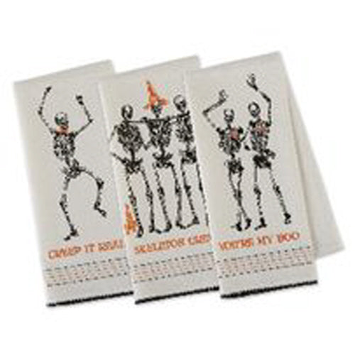 Halloween Tea Towel - Skeleton