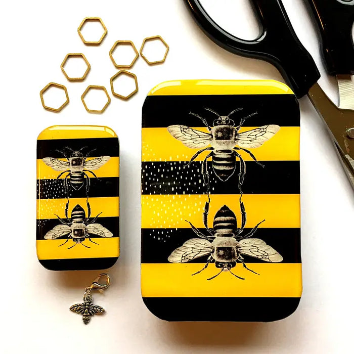 Notions Tin - Bees
