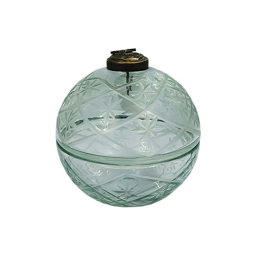 Glass Ornament Jar