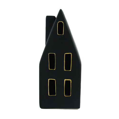LED House - Black with Gold