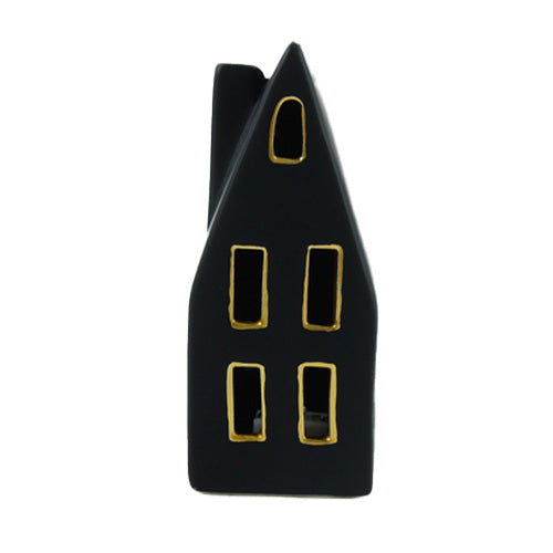 LED House - Black with Gold