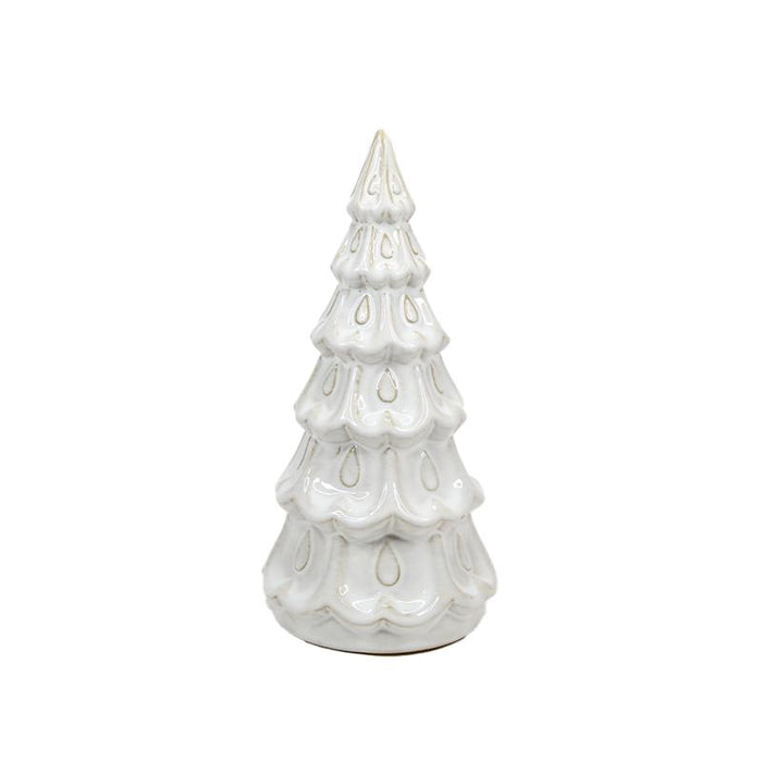 White Stoneware Trees