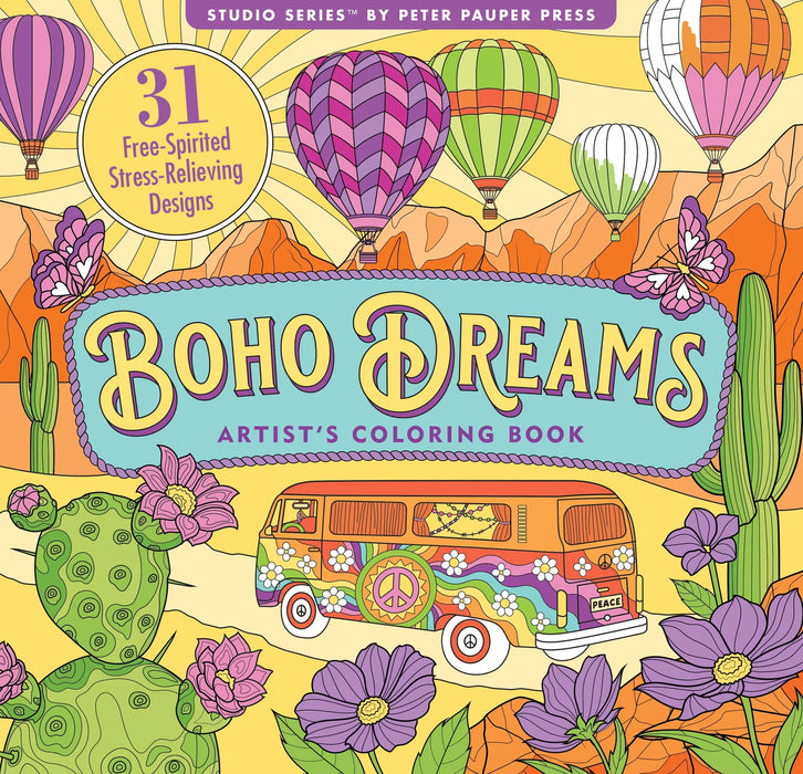 Boho Dreams Adult colour Book