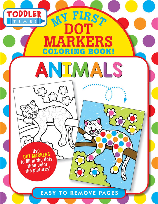 Dot Markers Colouring Book - Animals