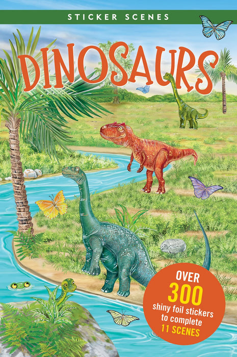 Sticker Book Scenes Dinosaurs