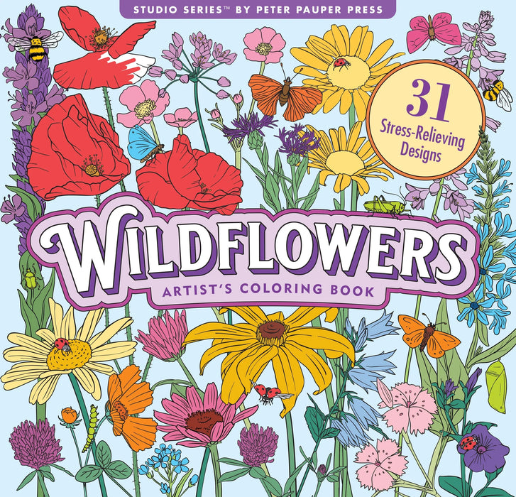 Wildflowers Adult colour Book