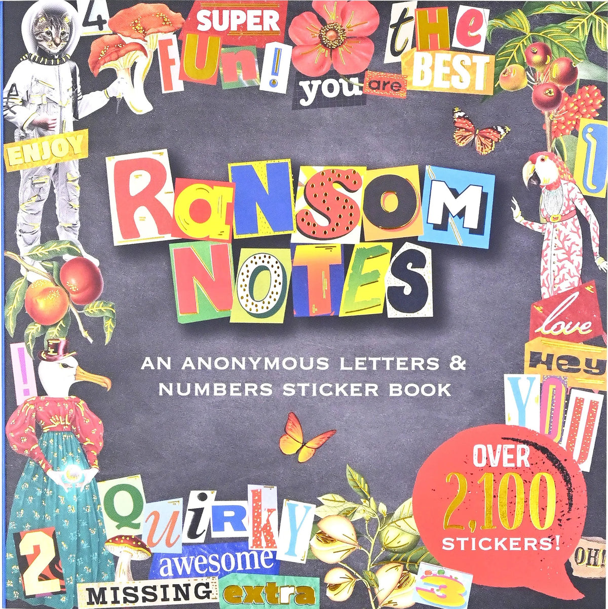 Ransom Notes Sign Ransom Notes Sticker Book – Brushed Designs