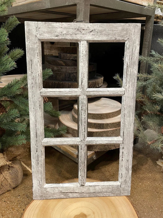 Antique White Decorative Window