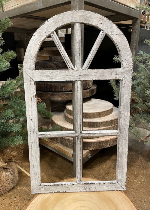 Antique White Decorative Window