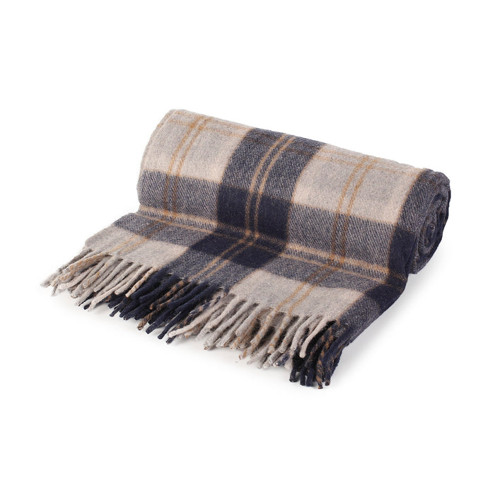 Wool  Blanket - Bannockbane Silver Highland