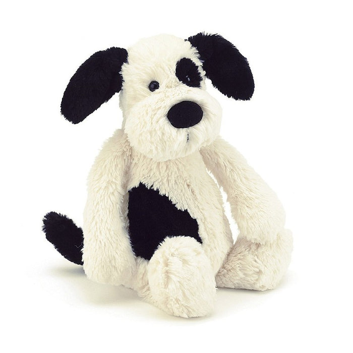 Jellycat - Bashful Black and Cream Puppy
