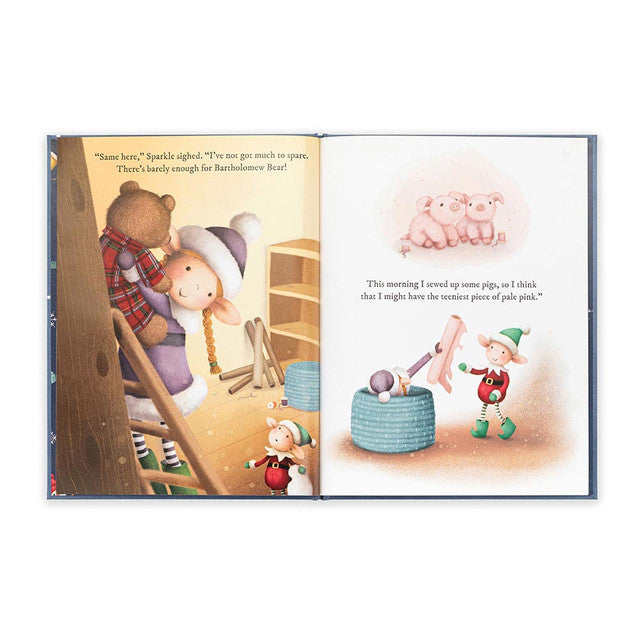 Book Jellycat -Eldo Elf and the Patchwork Bashful Bunny